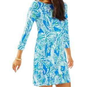 Lilly Pulitzer UPF 50+ Sophie Dress in Resort White Canopy Chaos size large NWT